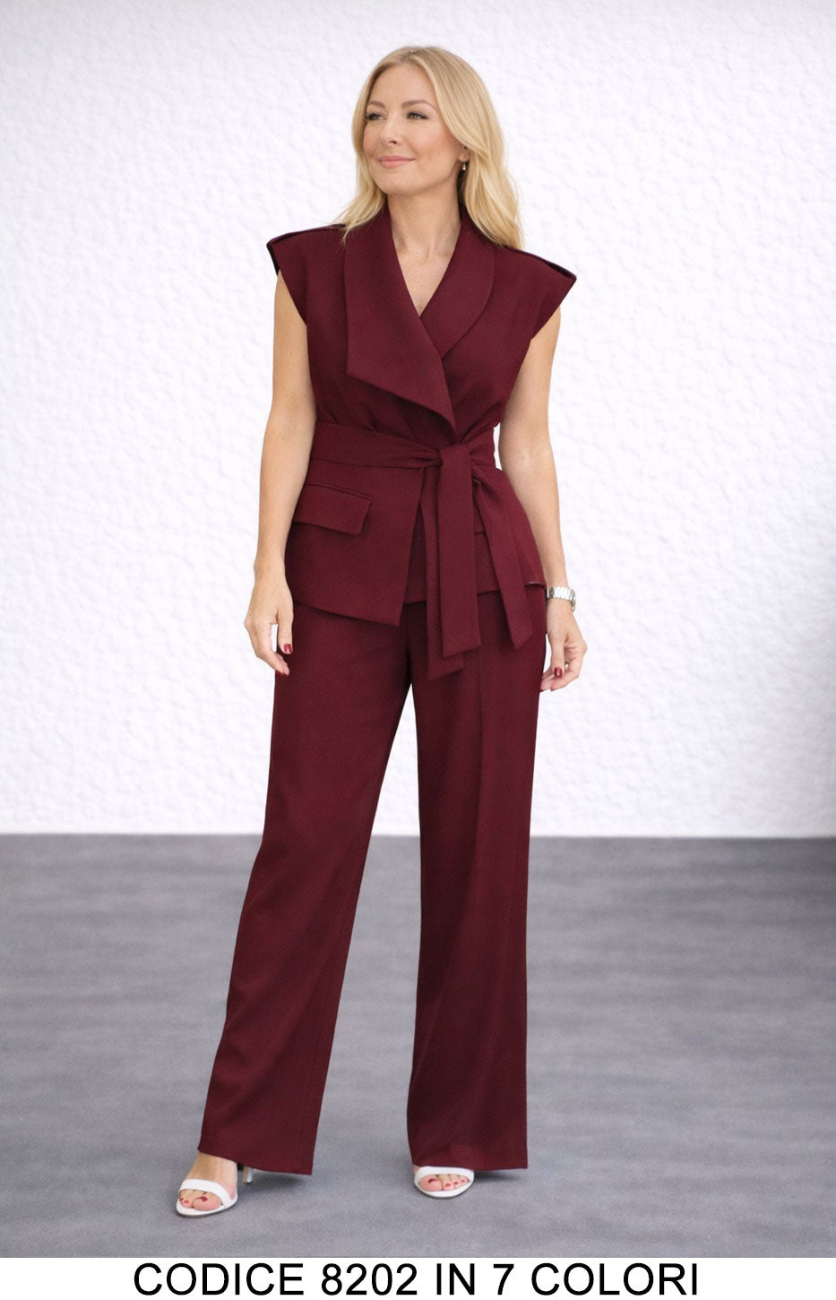 Tailleur 5795 colore Bordeaux