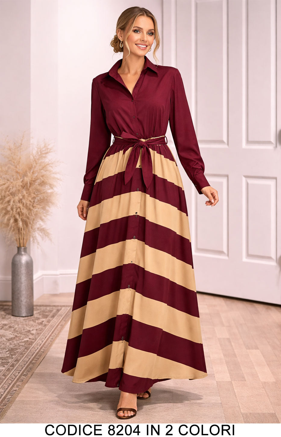 Bordeaux donna elegante Made in Italy