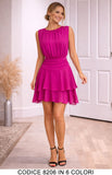 Fucsia donna elegante Made in Italy