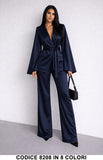 Blu notte donna elegante Made in Italy