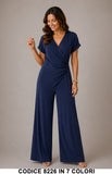 Blu notte donna elegante Made in Italy
