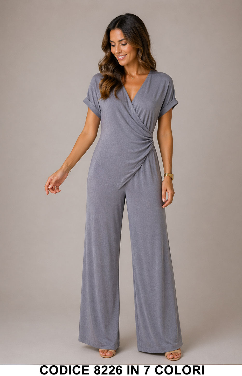 Grigio donna elegante Made in Italy