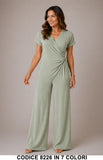 Verde salvia donna elegante Made in Italy