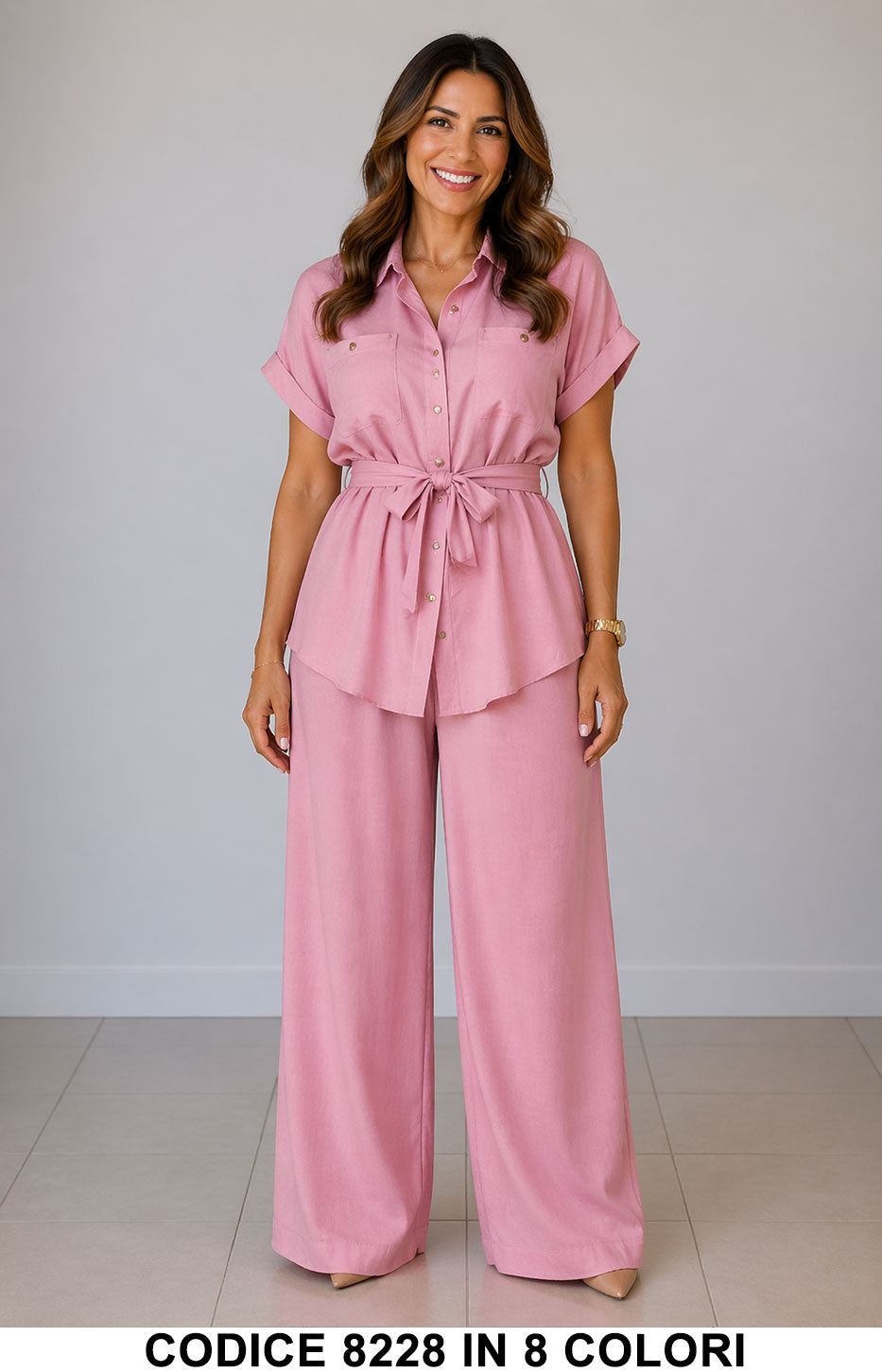 Rosa donna elegante Made in Italy