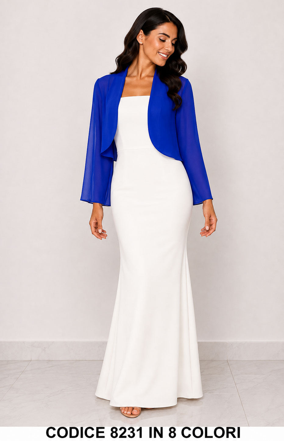 Tailleur 5795 colore Blu Elettrico