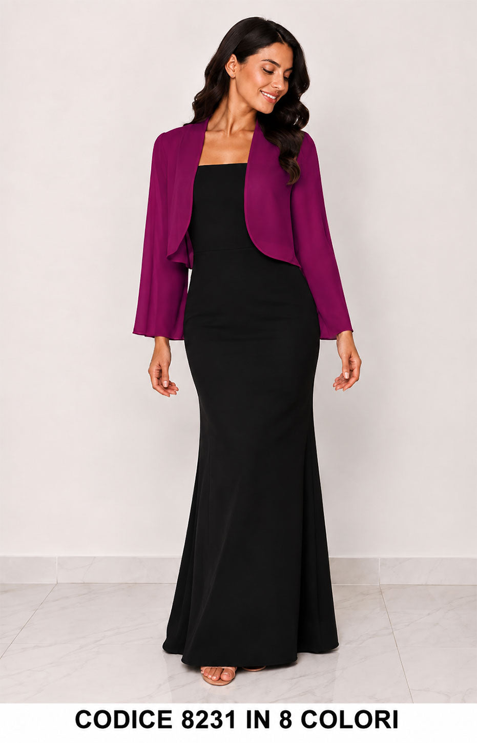 Tailleur 5795 colore Magenta