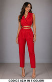 Rosso donna elegante Made in Italy