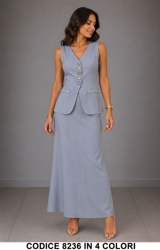 Grigio donna elegante Made in Italy