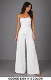 Bianco donna elegante Made in Italy