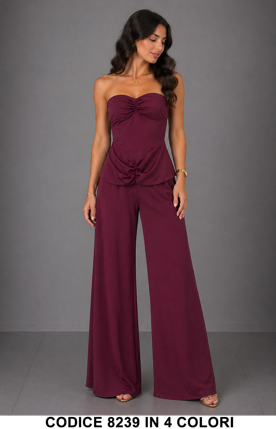 Bordeaux donna elegante Made in Italy