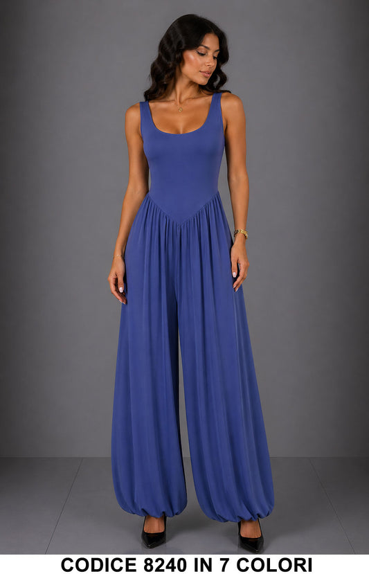 Blu donna elegante Made in Italy