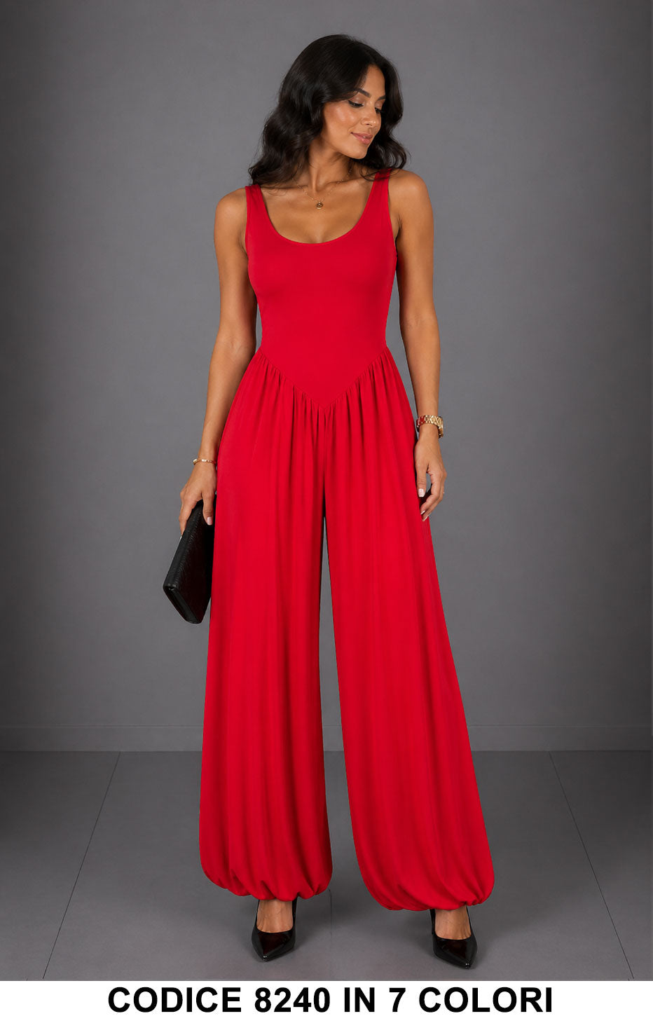 Rosso donna elegante Made in Italy
