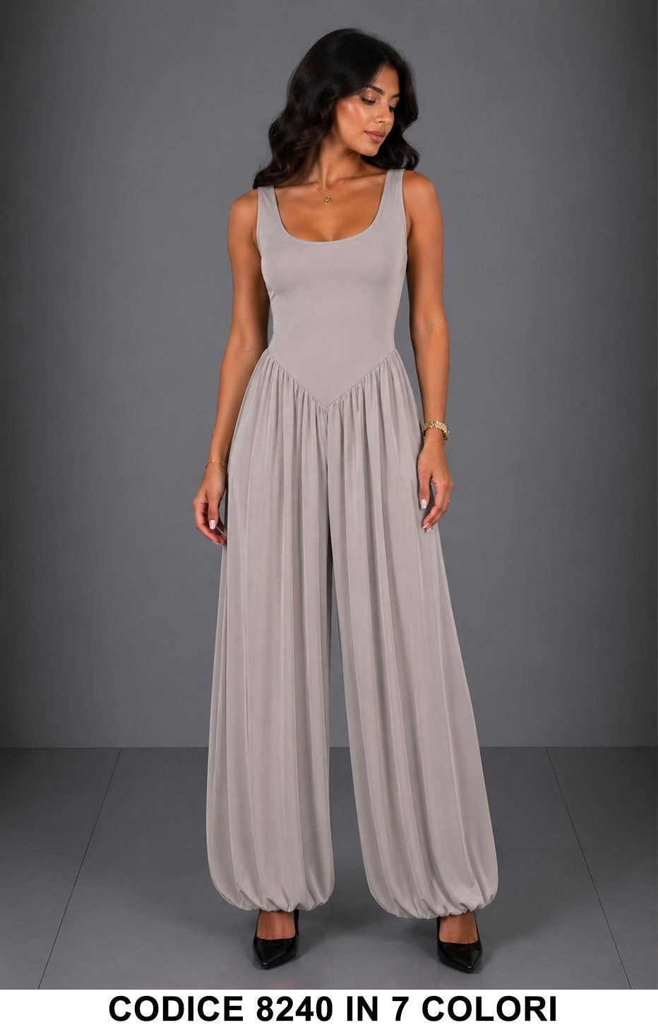 Tailleur 5795 colore Tortora