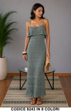 Verde Scuro donna elegante Made in Italy