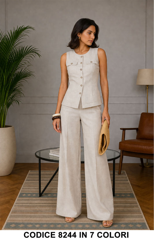 Beige donna elegante Made in Italy