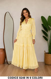 Giallo donna elegante Made in Italy