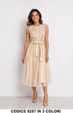 Beige donna elegante Made in Italy