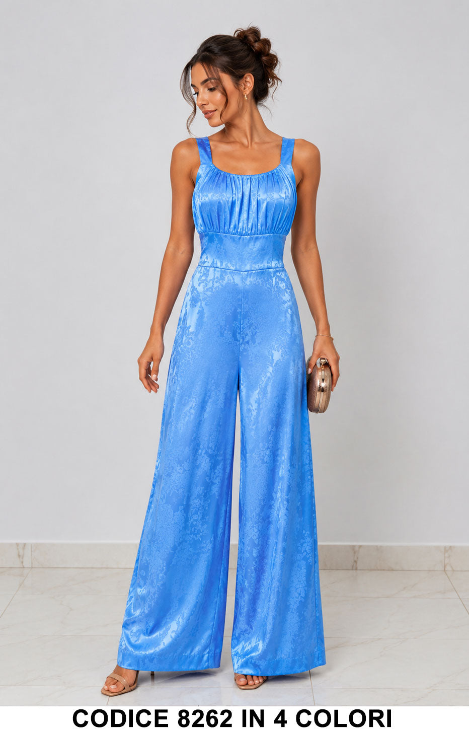 Tailleur 5795 colore Celeste