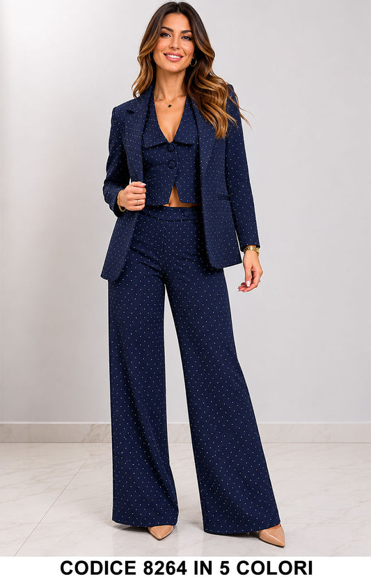 Blu Notte donna elegante Made in Italy