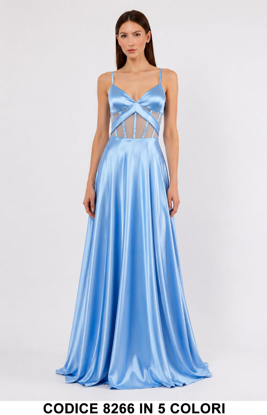 Tailleur 5795 colore Celeste
