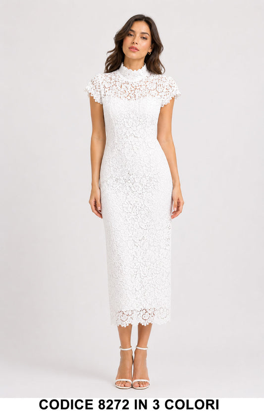 Bianco donna elegante Made in Italy