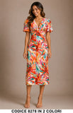 Arancio Multicolor donna elegante Made in Italy