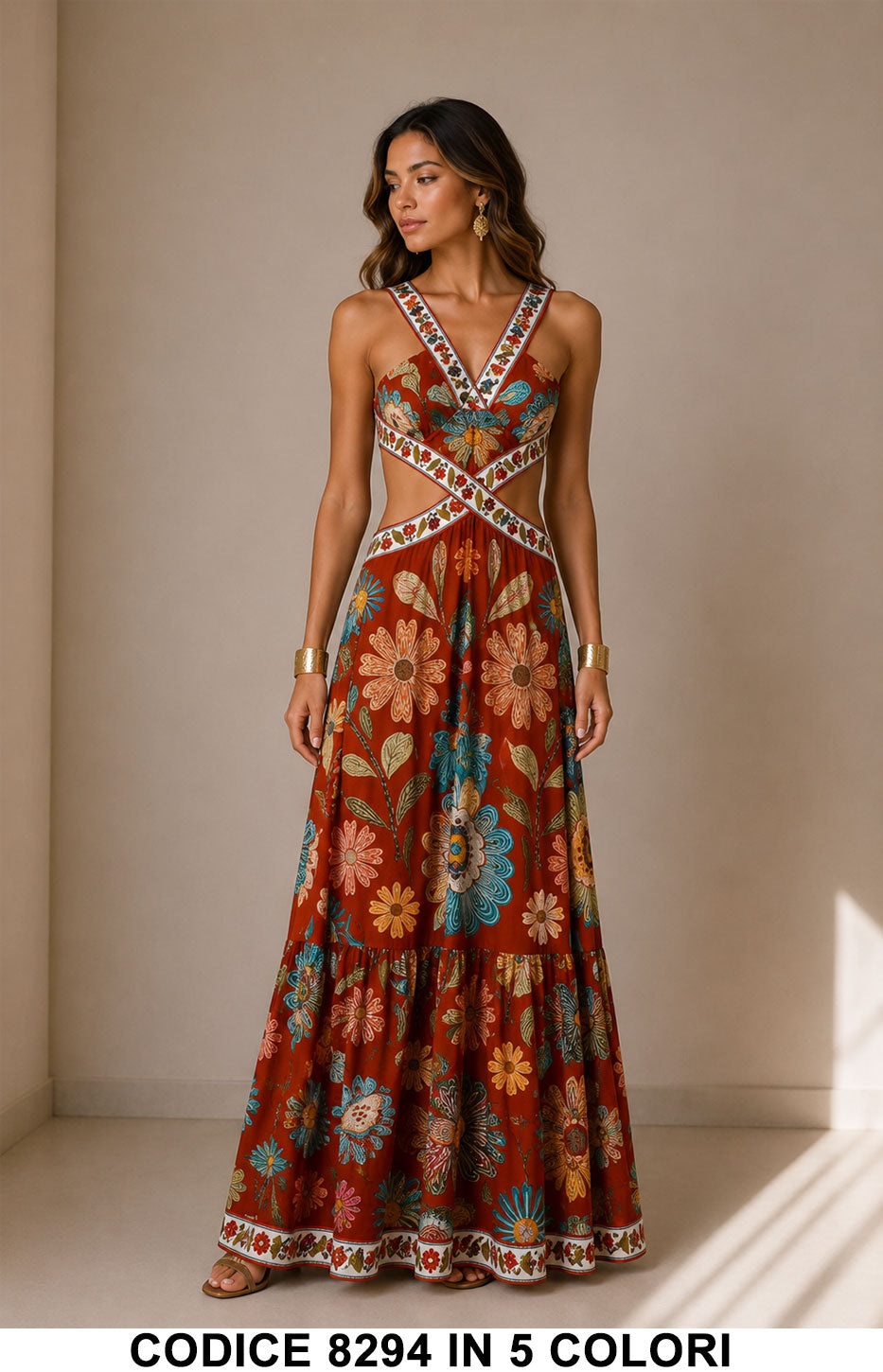 Tailleur 5795 colore Rosso