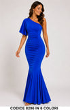 Blu Elettrico donna elegante Made in Italy