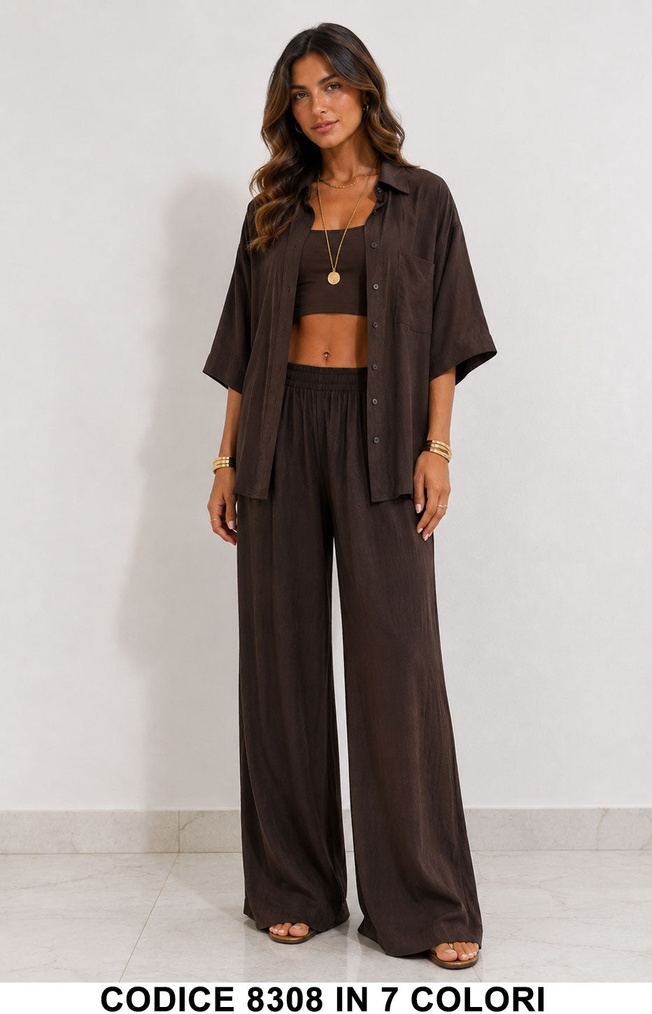 Tailleur 5795 colore Marrone