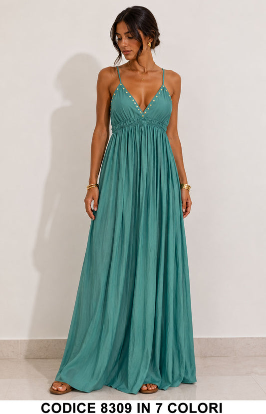 Verde donna elegante Made in Italy