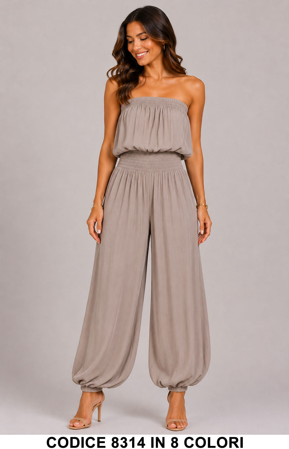 Tailleur 5795 colore Tortora