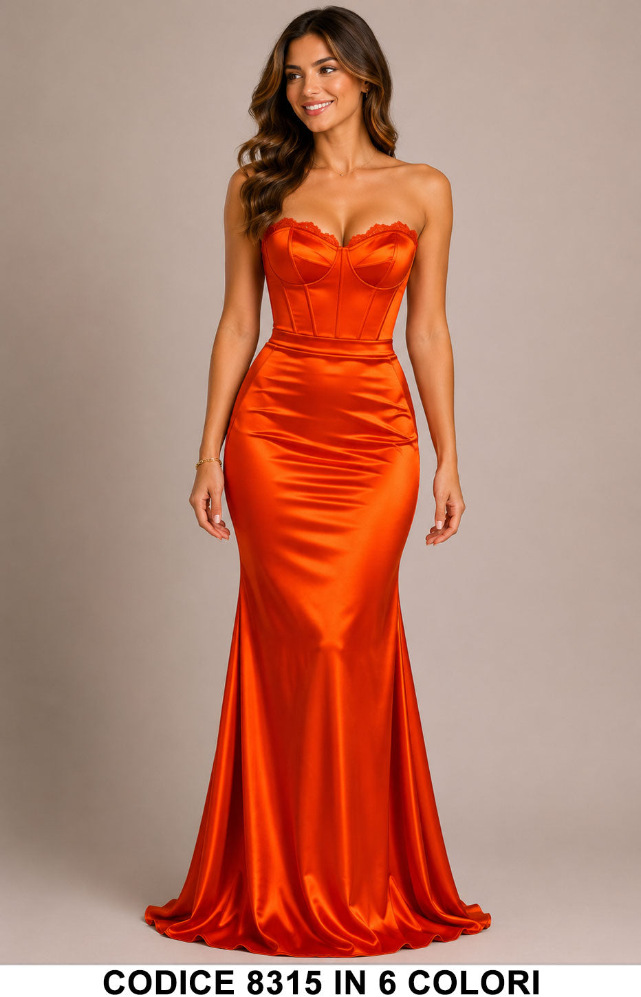 Tailleur 5795 colore Arancione