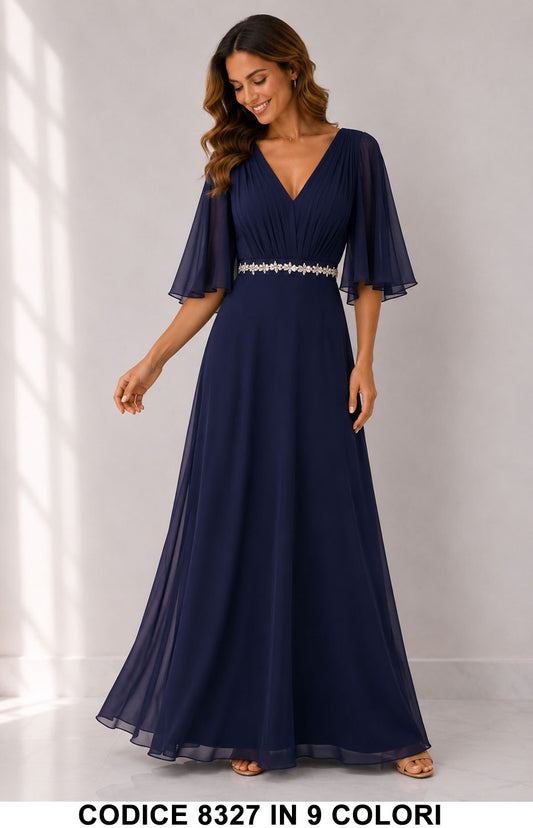 Blu Notte donna elegante Made in Italy