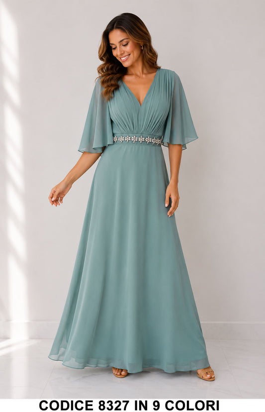 Verde Tiffany donna elegante Made in Italy