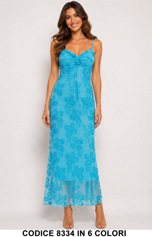 Azzurro donna elegante Made in Italy