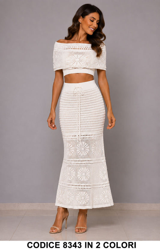 Bianco donna elegante Made in Italy