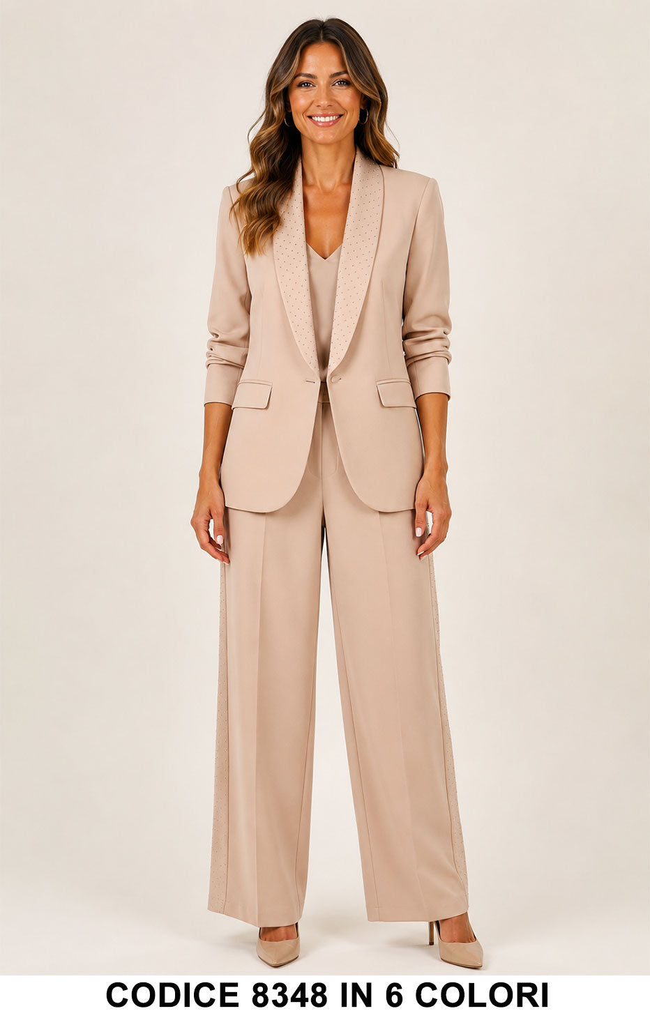 Tailleur 5795 colore Tortora