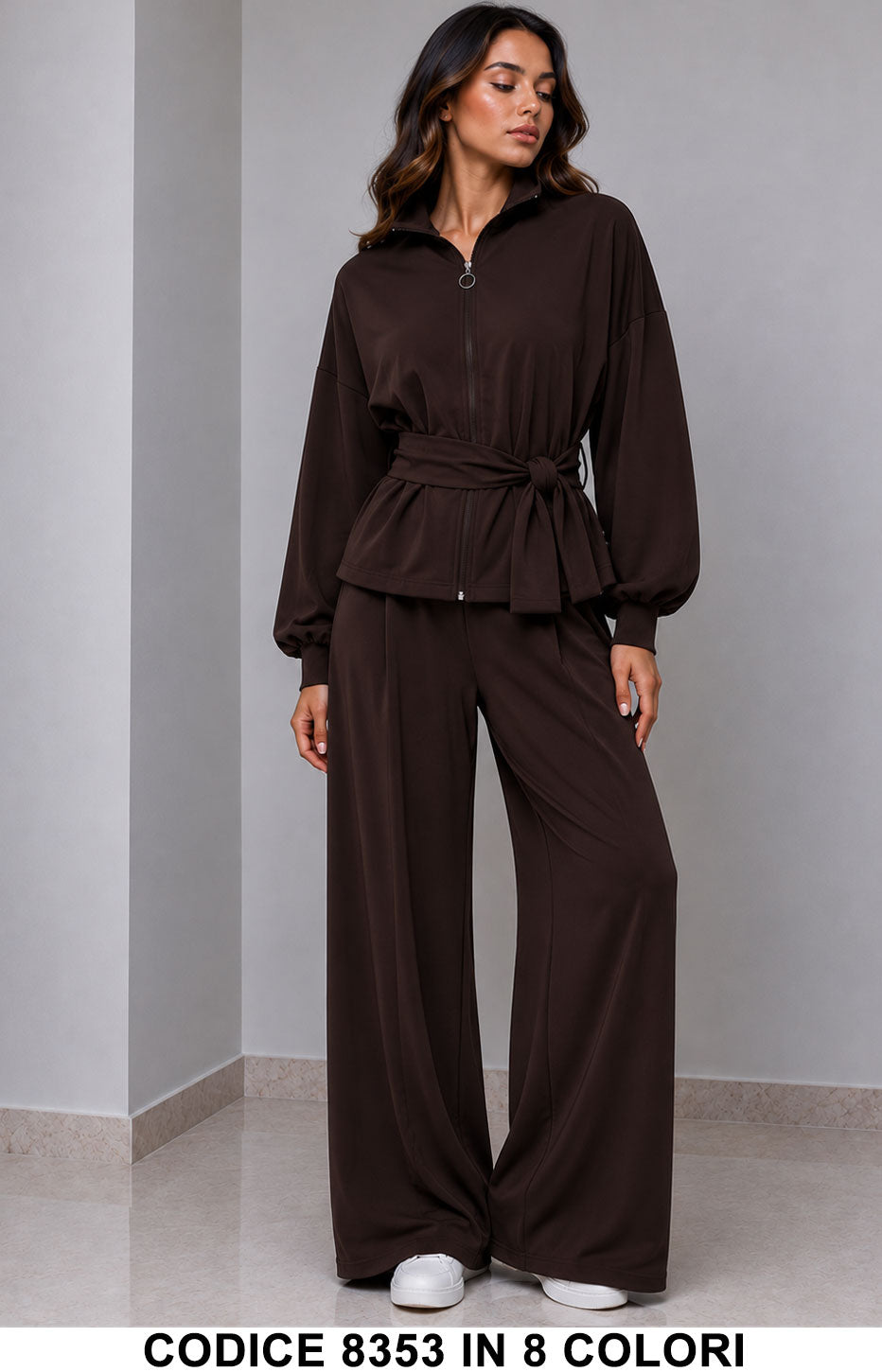 Tailleur 5795 colore Marrone Scuro