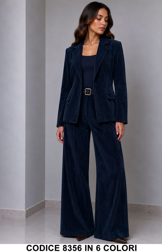 Blu Notte donna elegante Made in Italy