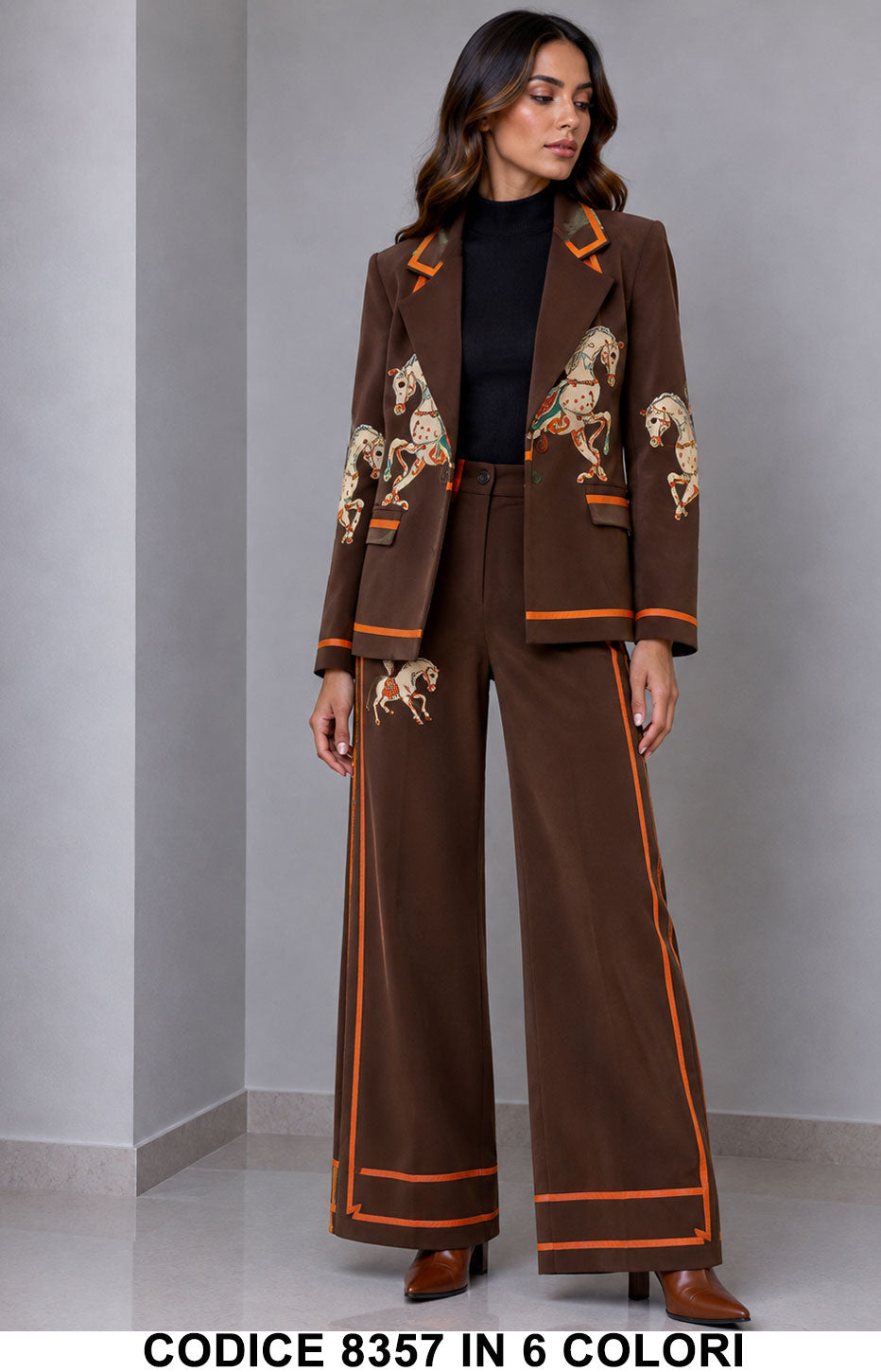 Tailleur 5795 colore Marrone