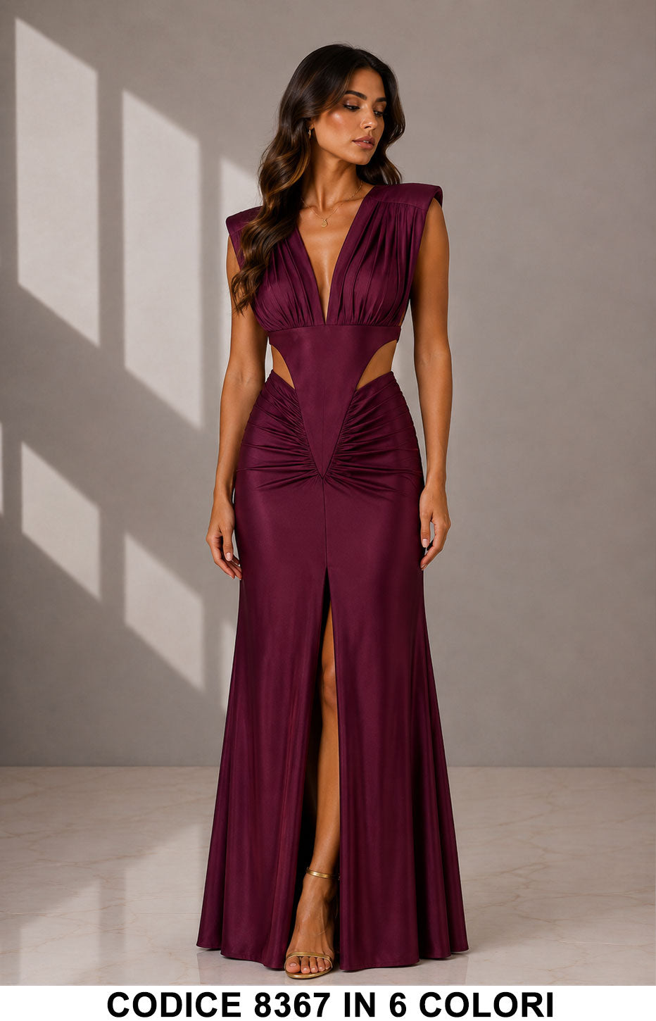 Tailleur 5795 colore Bordeaux