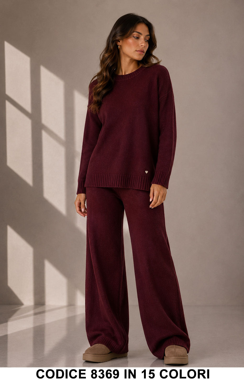 Tailleur 5795 colore Bordeaux