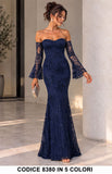 Blu Notte donna elegante Made in Italy