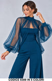 Blu Zaffiro donna elegante Made in Italy