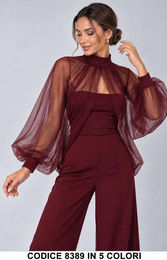 Bordeaux donna elegante Made in Italy