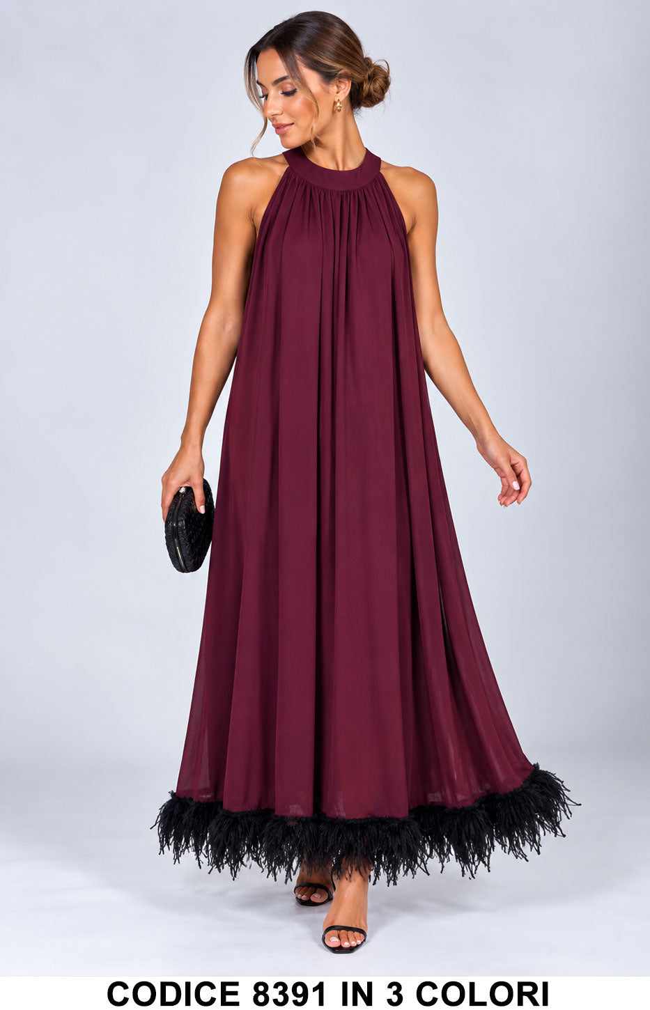 Tailleur 5795 colore Bordeaux