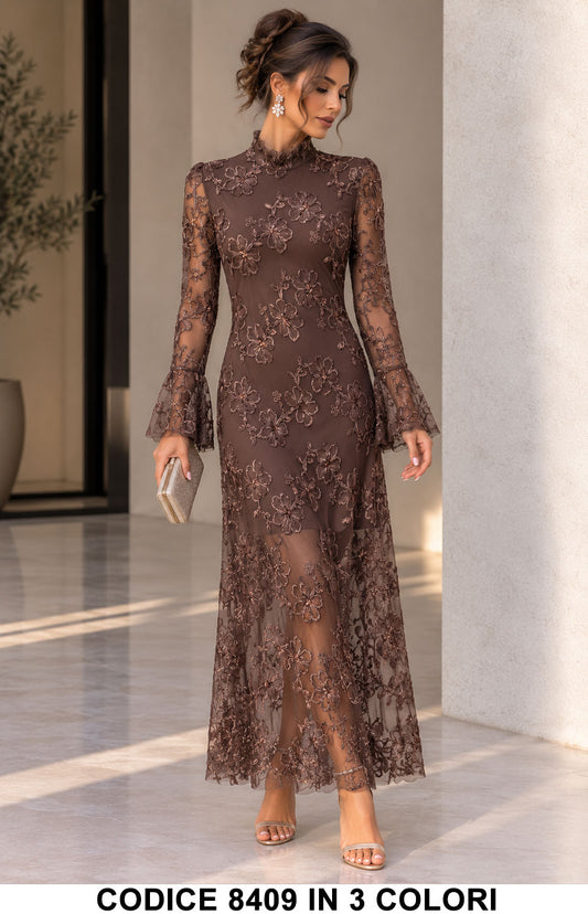 Marrone donna elegante Made in Italy