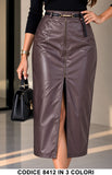 Marrone donna elegante Made in Italy