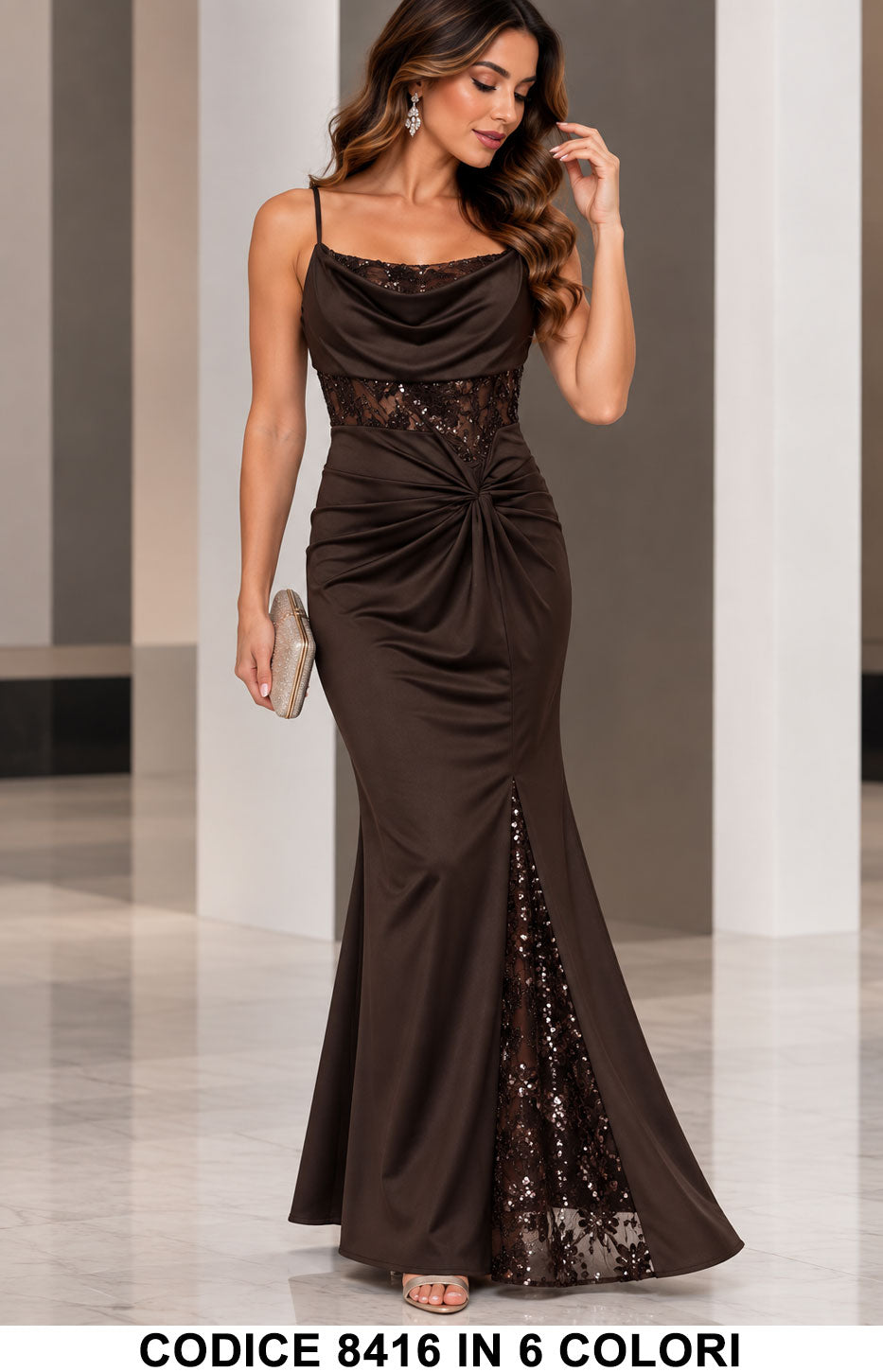 Tailleur 5795 colore Marrone
