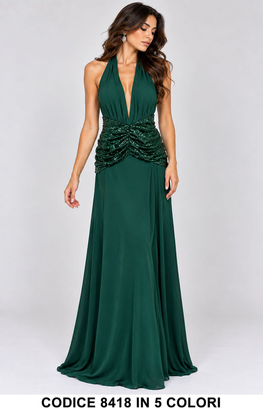 Verde donna elegante Made in Italy